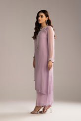 3 Piece Chiffon Embroidered Suit (FL0043)